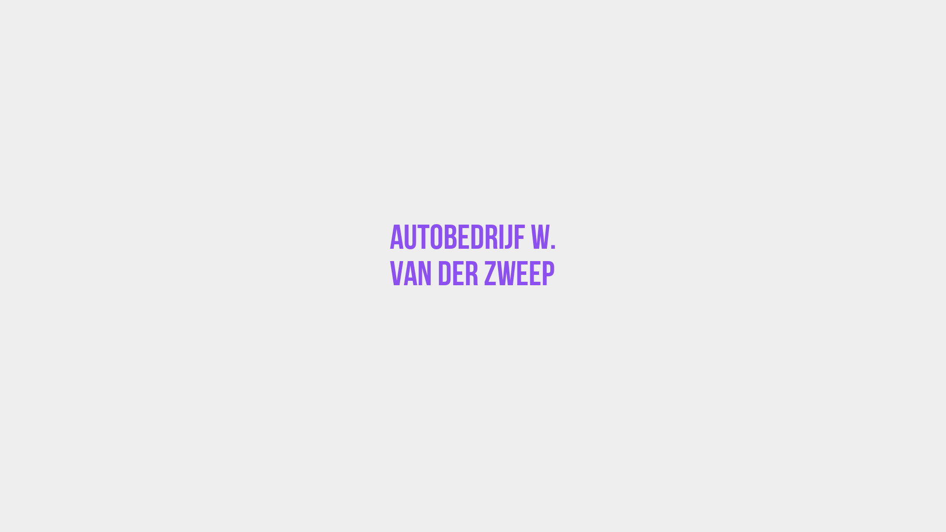Placeholder image voor Autobedrijf W. van der Zweep