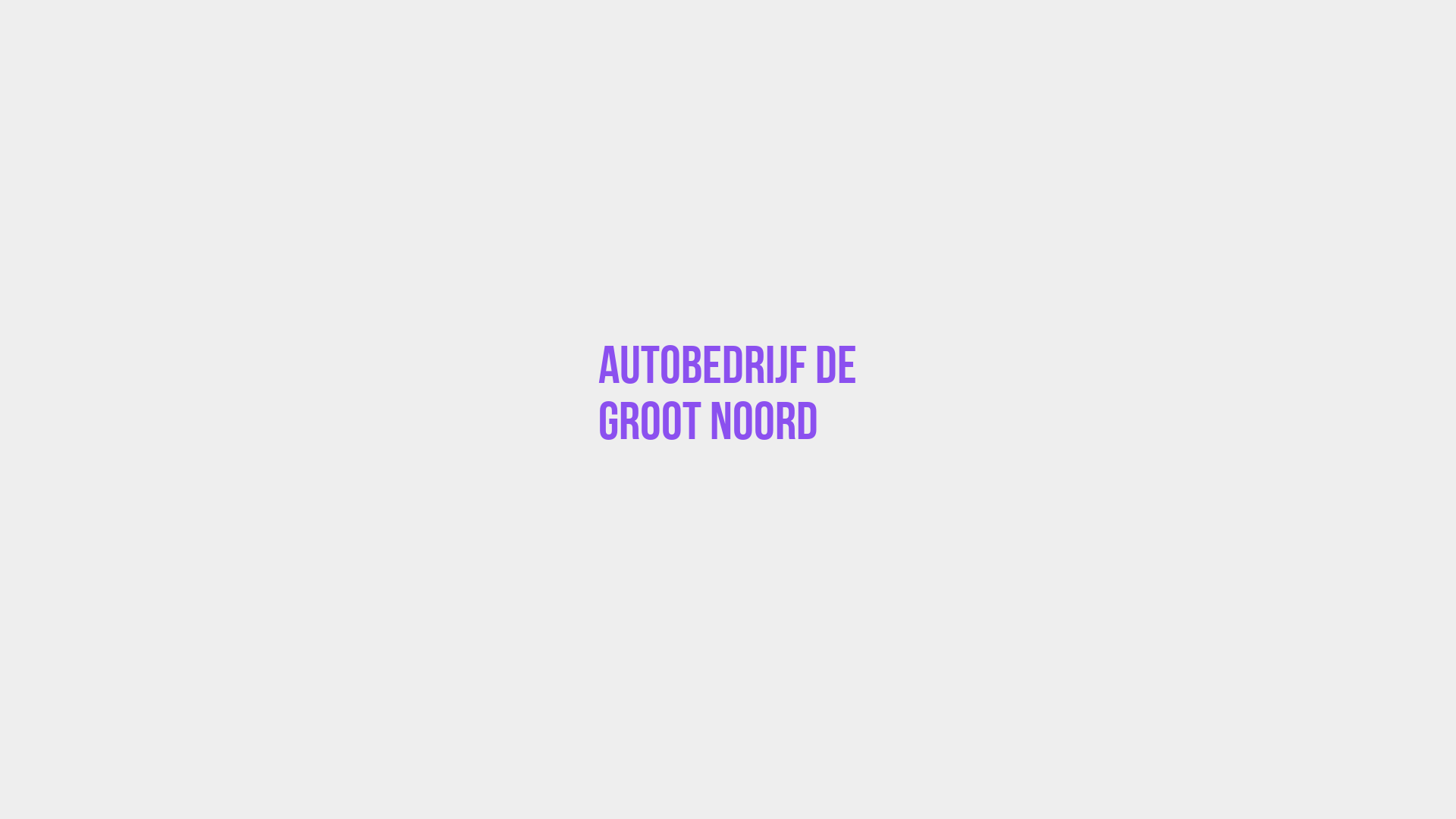 Placeholder image voor Autobedrijf de Groot Noord