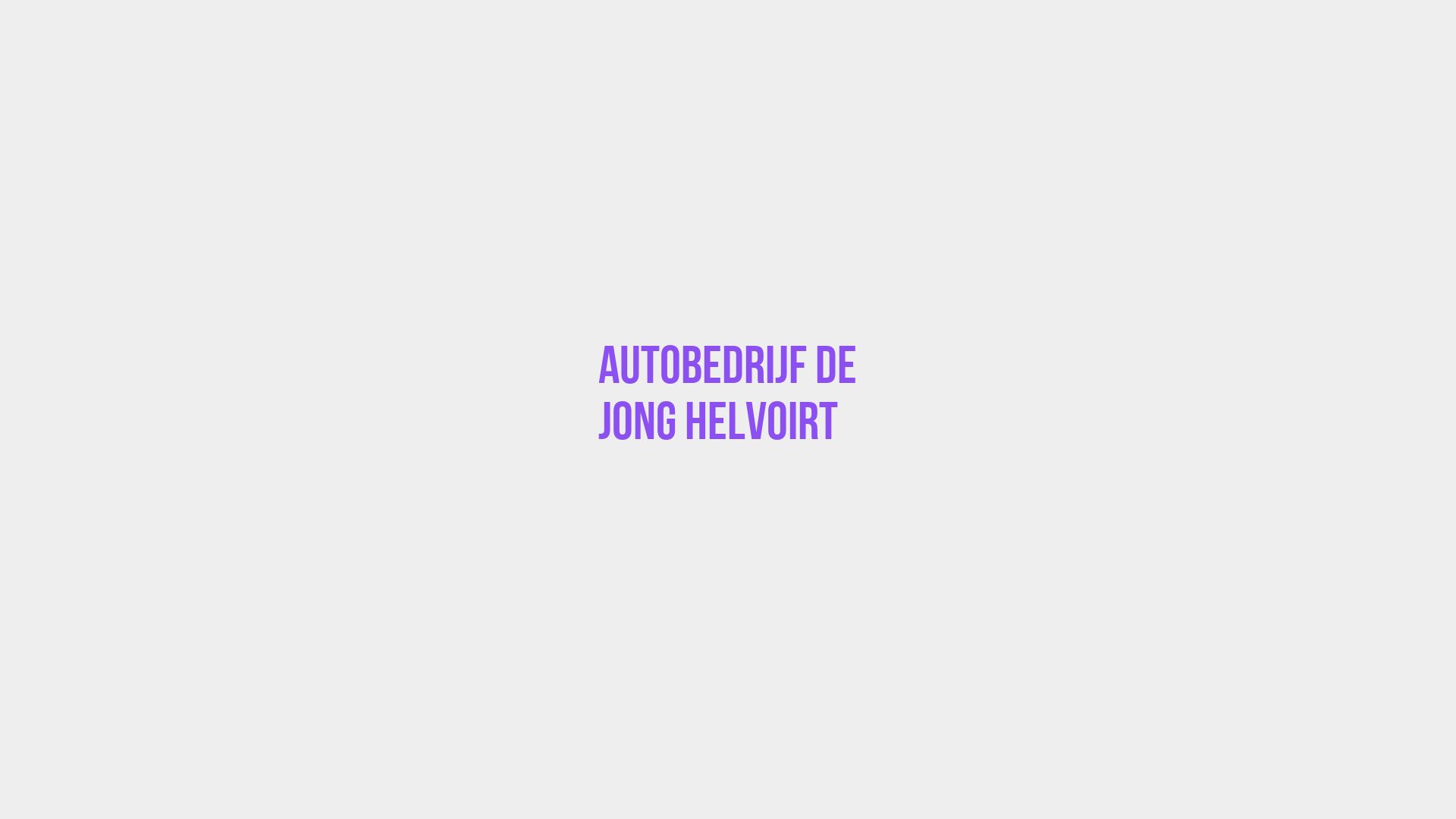 Placeholder image voor Autobedrijf de Jong Helvoirt