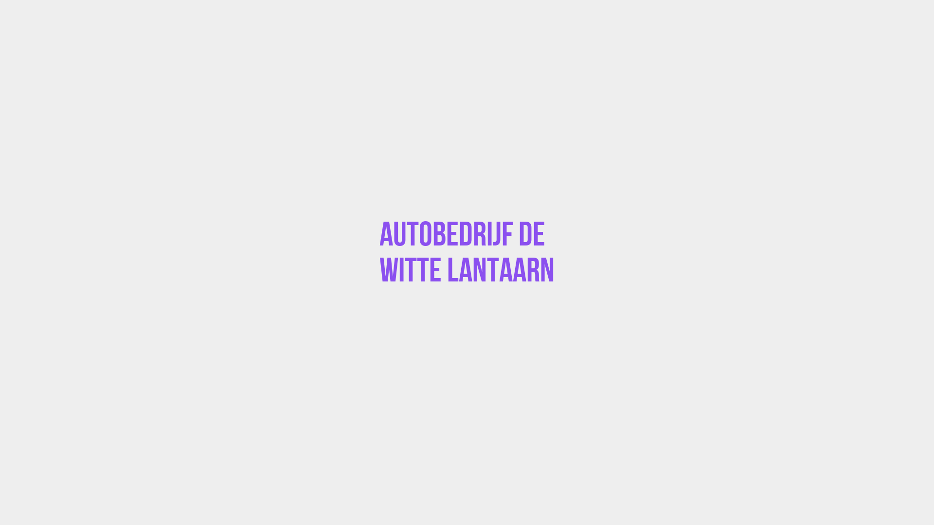 Placeholder image voor Autobedrijf de Witte Lantaarn