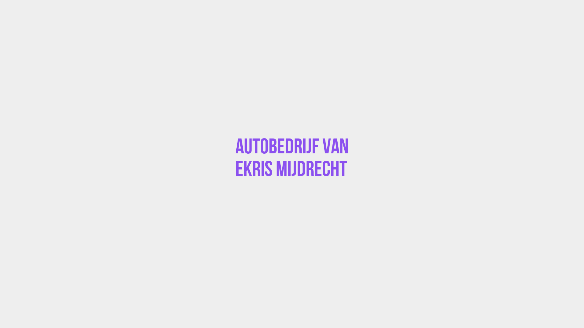 Placeholder image voor Autobedrijf van Ekris Mijdrecht