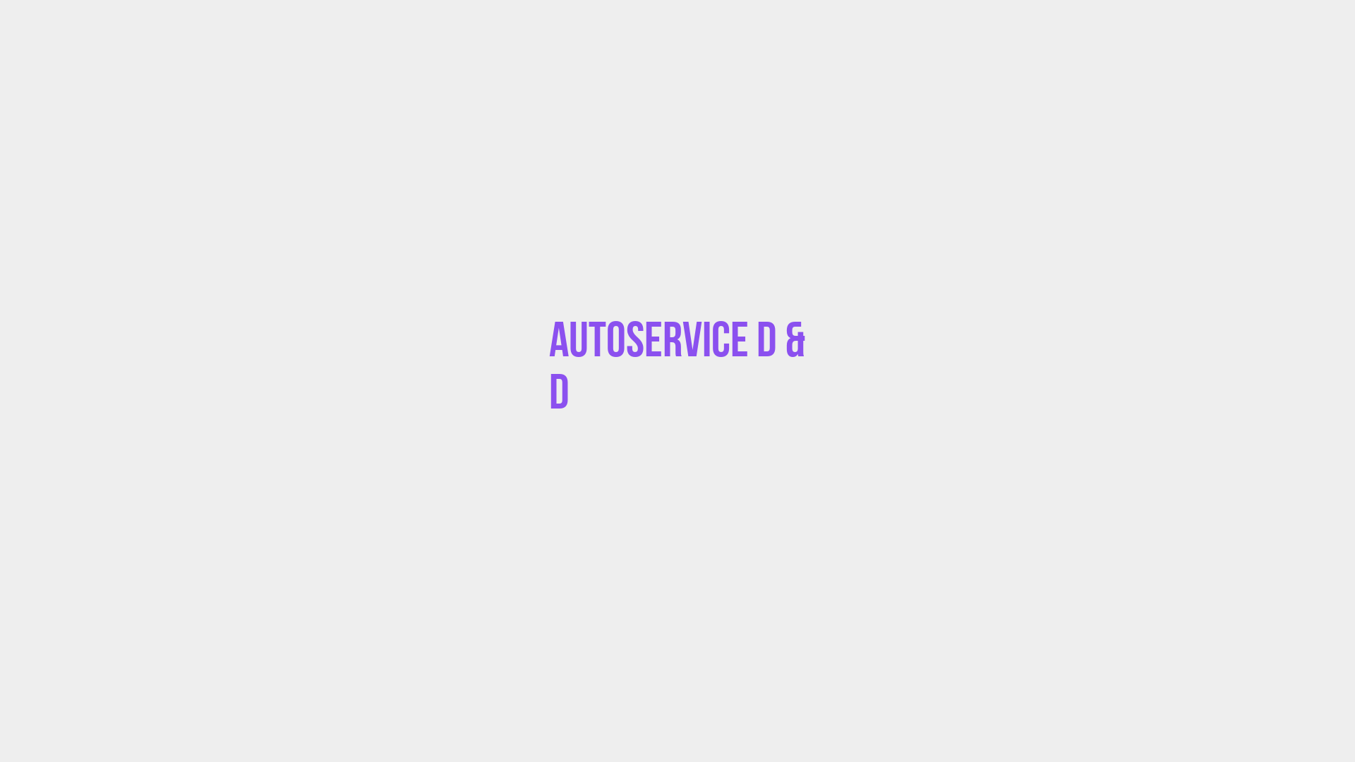 Placeholder image voor Autoservice D & D