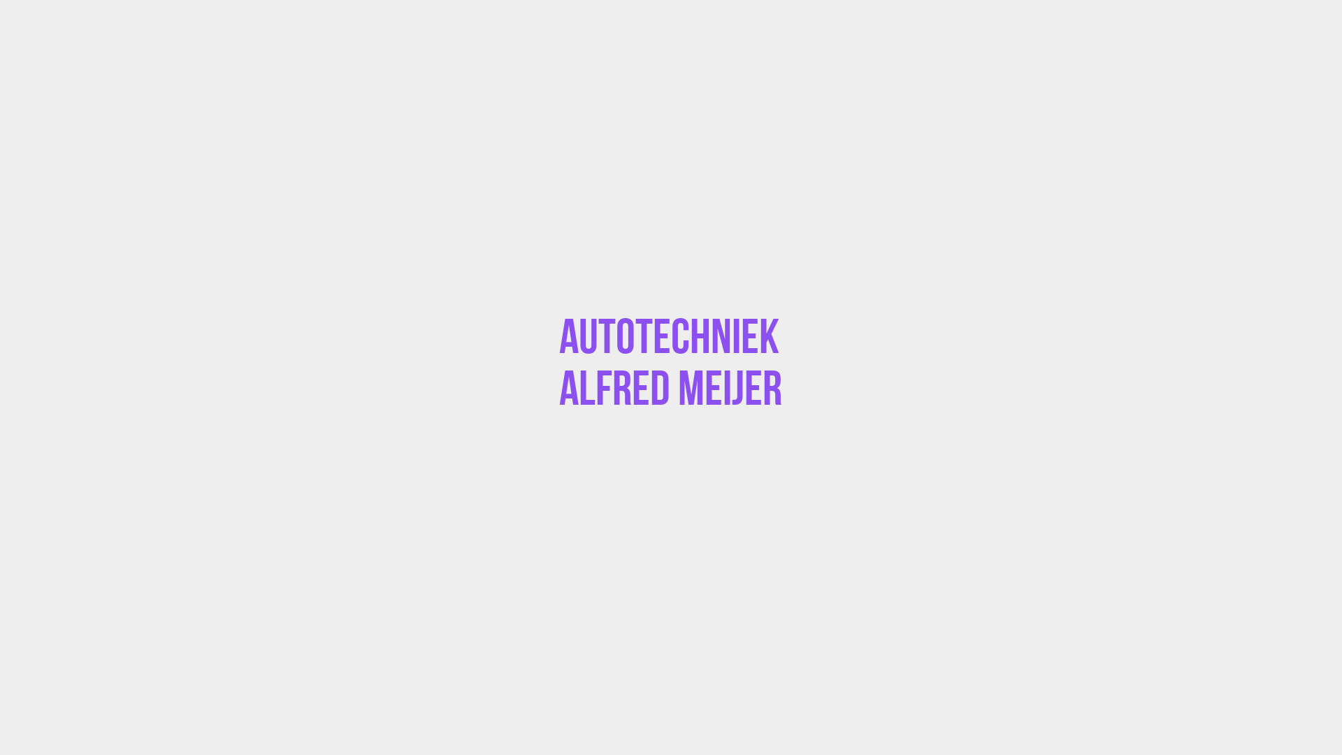 Placeholder image voor Autotechniek Alfred Meijer
