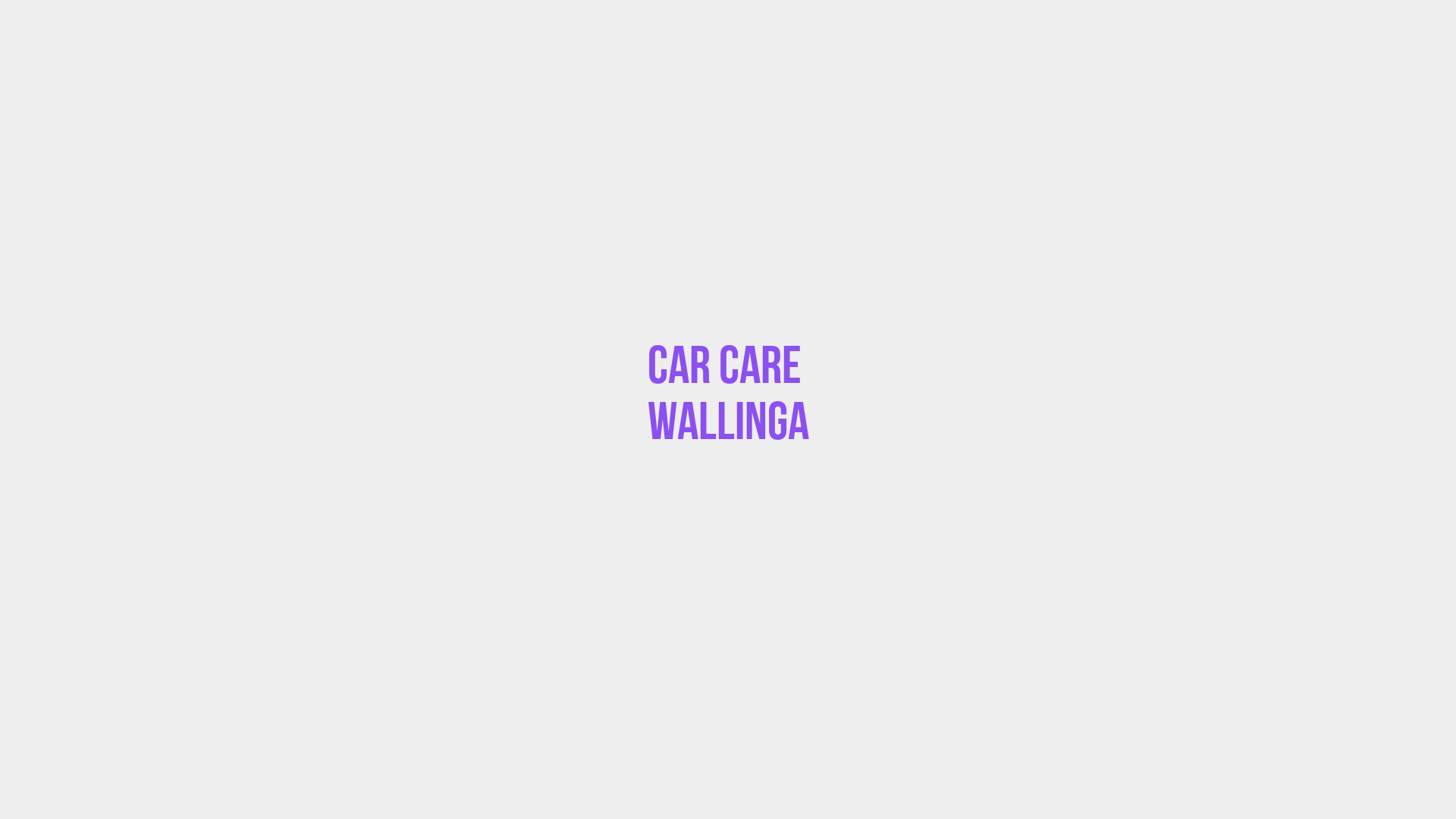 Placeholder image voor Car Care Wallinga