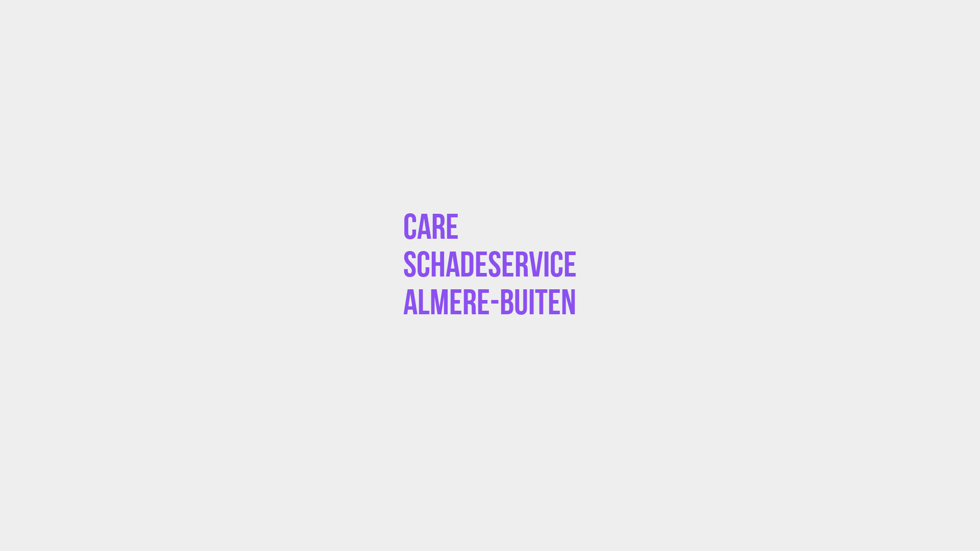 Placeholder image voor Care Schadeservice Almere-Buiten
