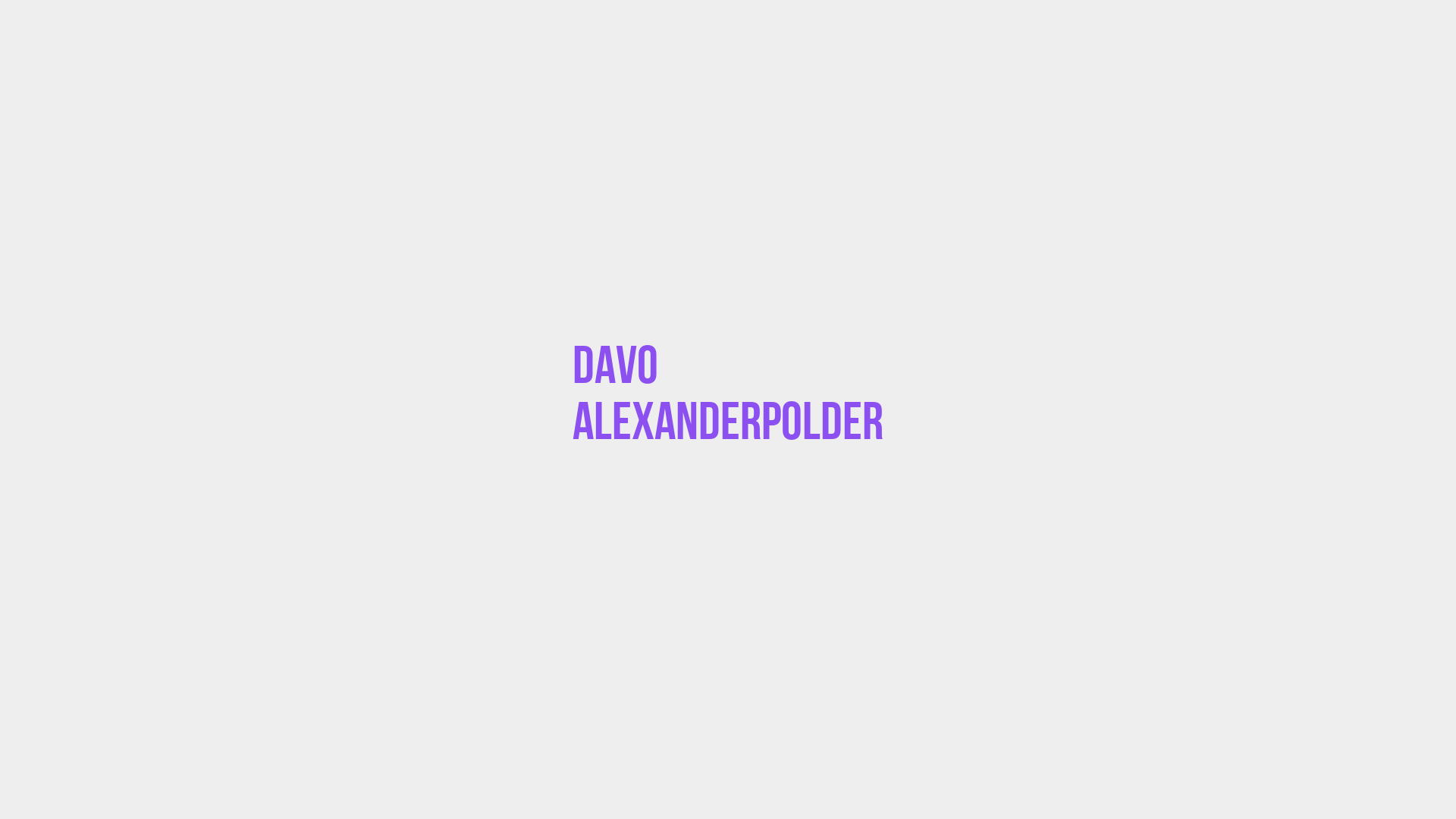 Placeholder image voor Davo Alexanderpolder