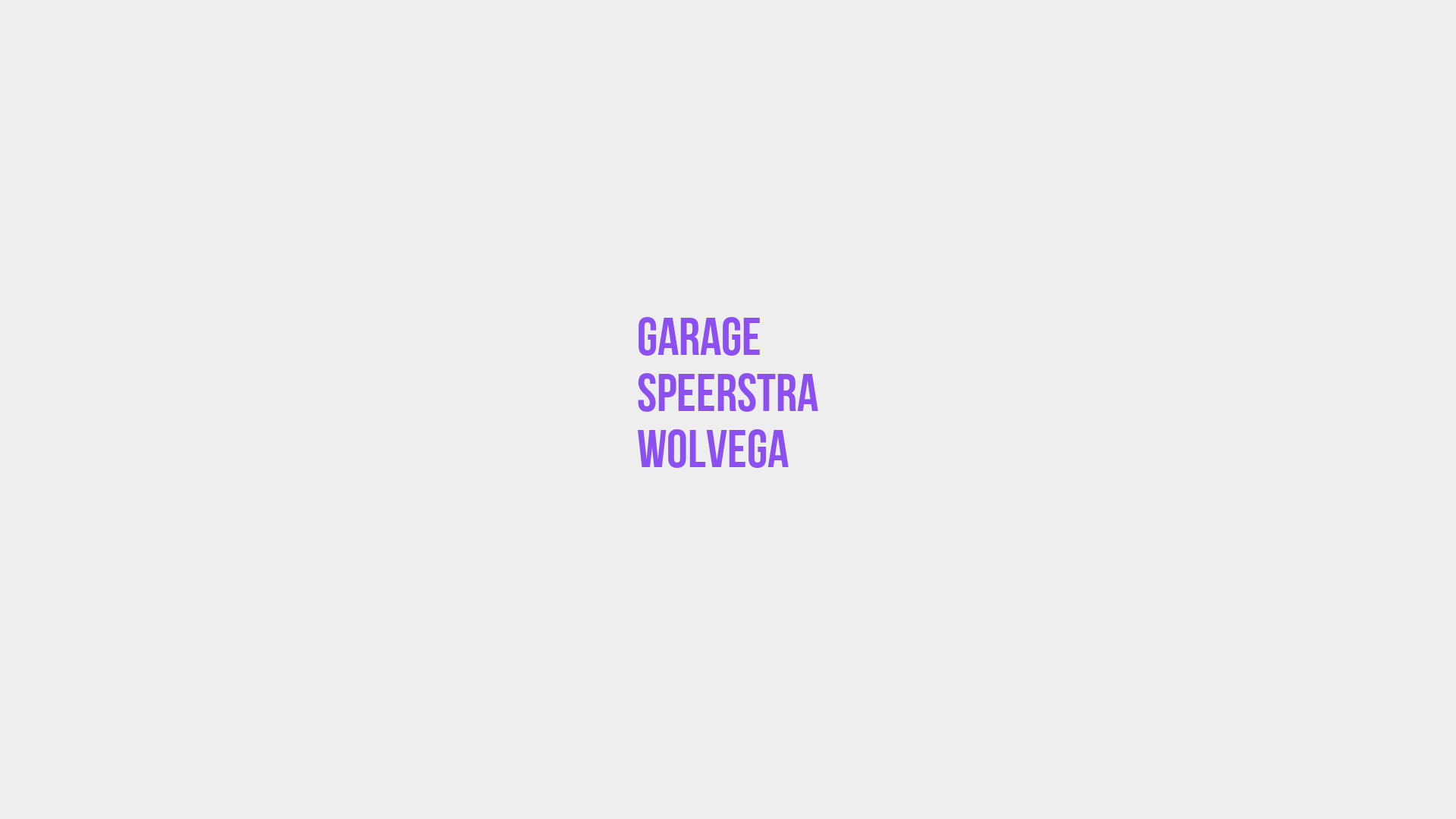 Placeholder image voor Garage Speerstra Wolvega