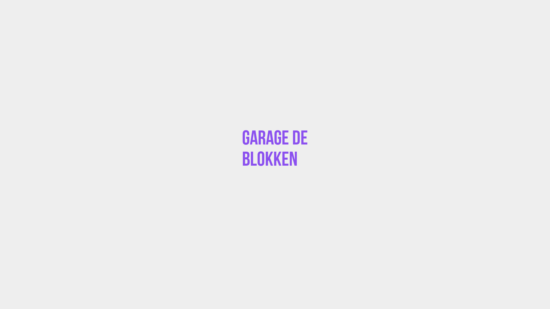 Placeholder image voor Garage De Blokken