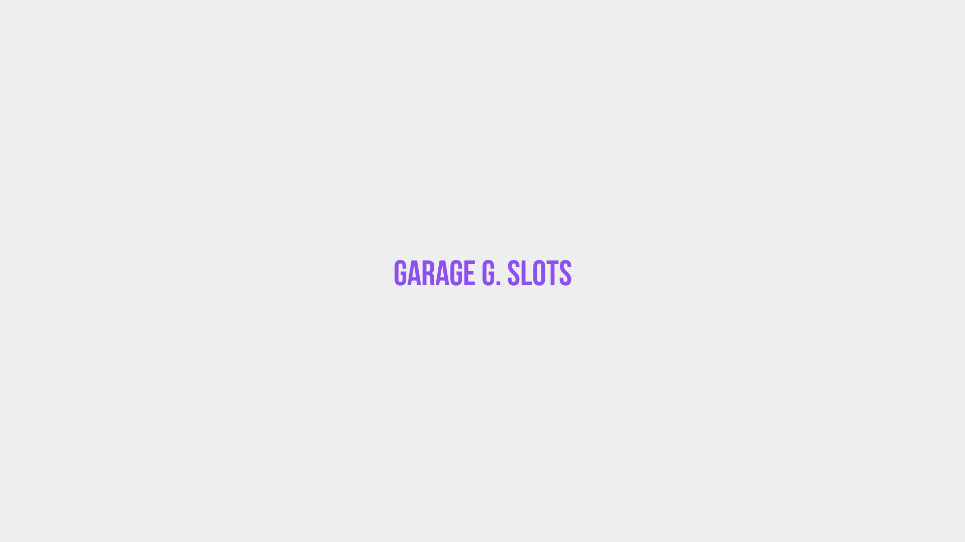 Placeholder image voor Garage G. Slots
