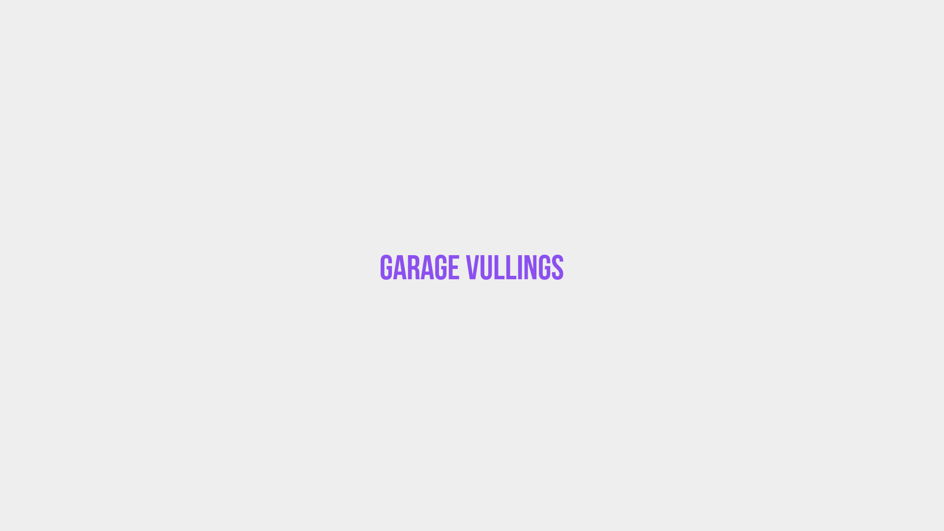 Placeholder image voor Garage Vullings