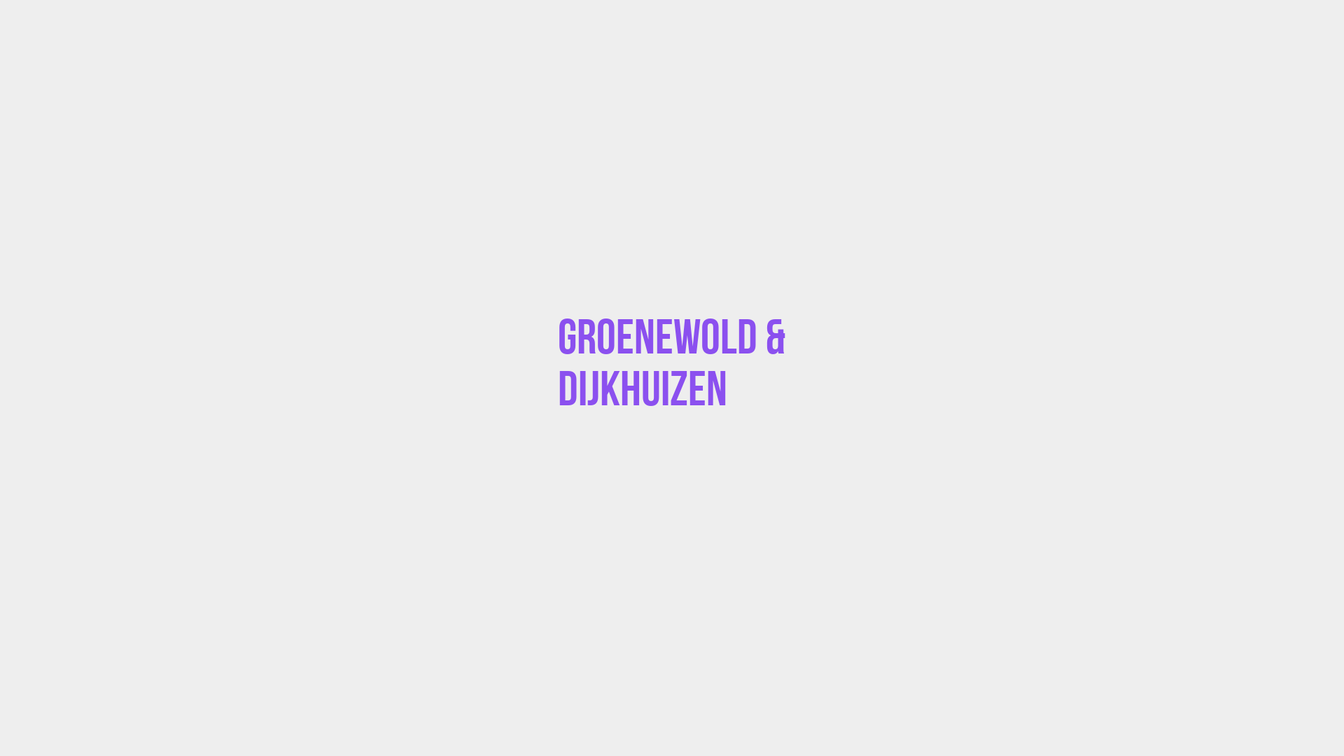 Placeholder image voor Groenewold & Dijkhuizen