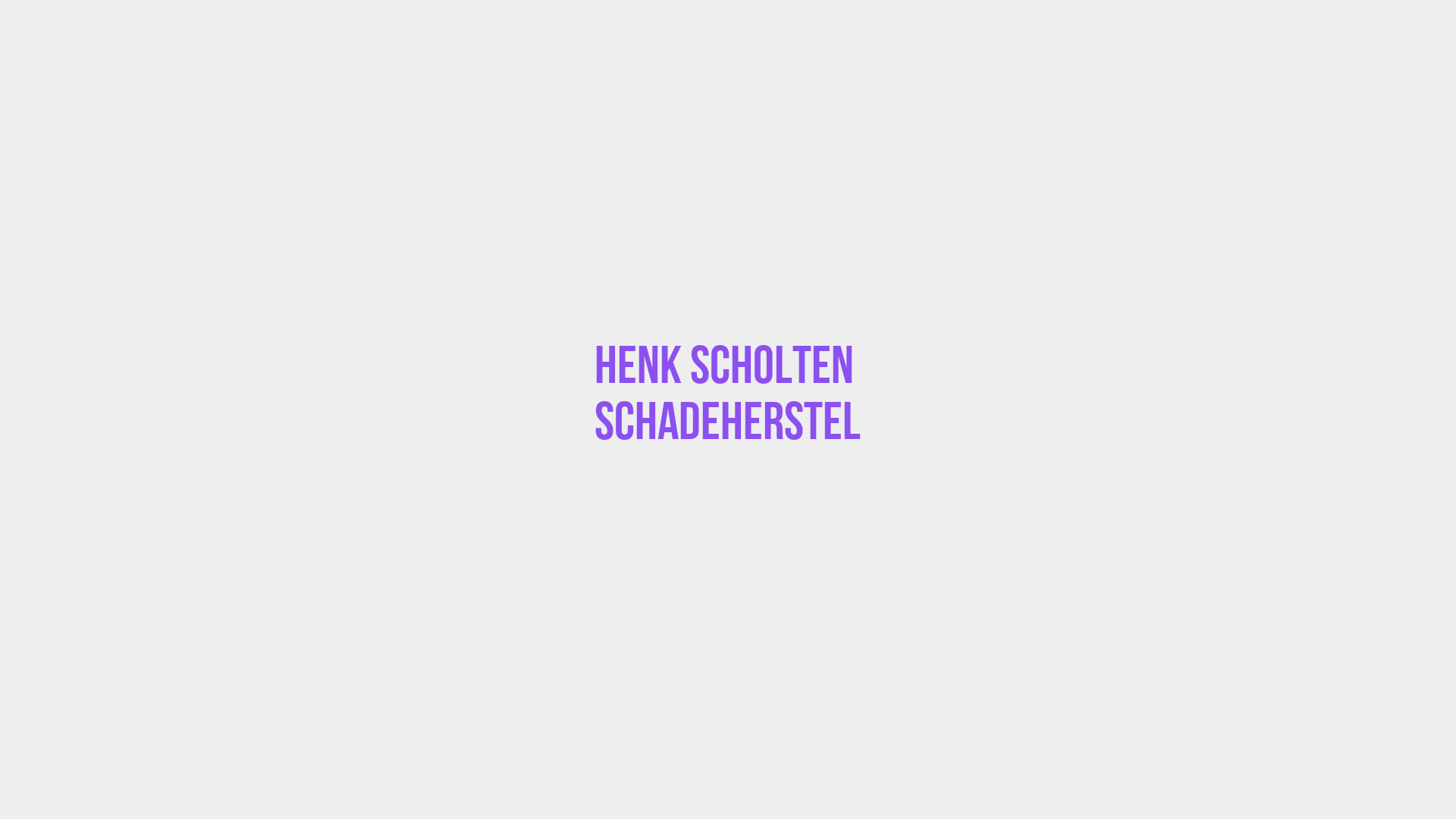Placeholder image voor Henk Scholten Schadeherstel