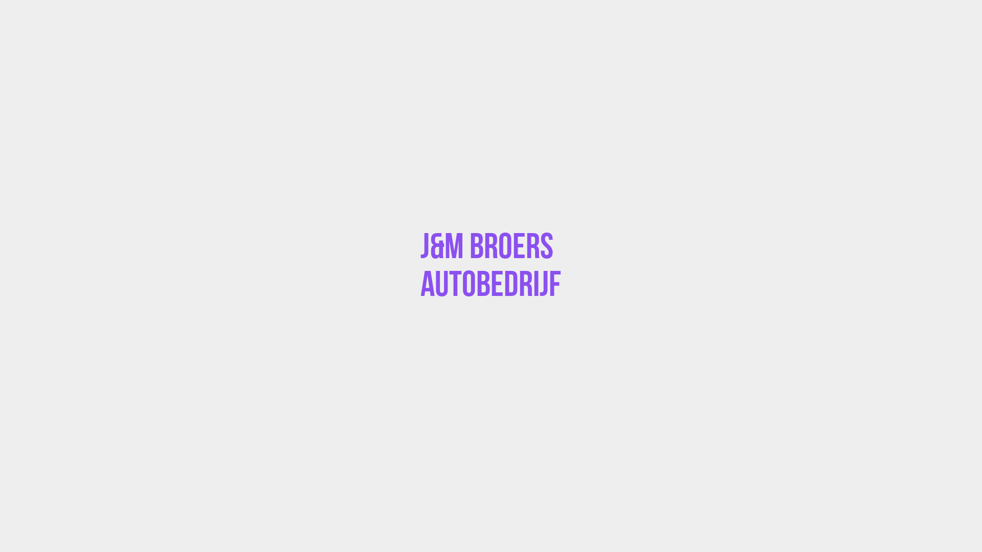 Placeholder image voor J&M Broers autobedrijf
