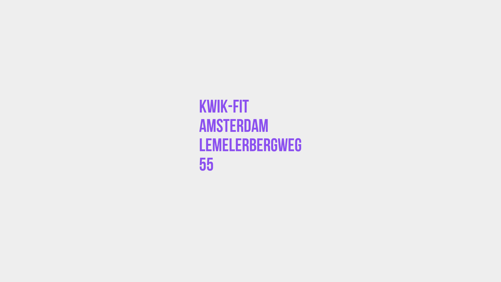 Placeholder image voor Kwik-Fit Amsterdam Lemelerbergweg 55