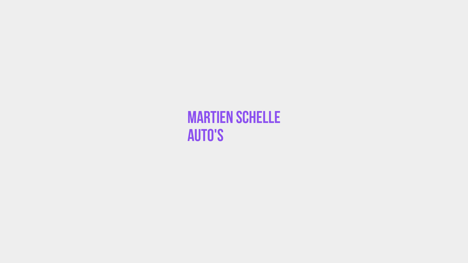 Placeholder image voor Martien Schelle Auto's