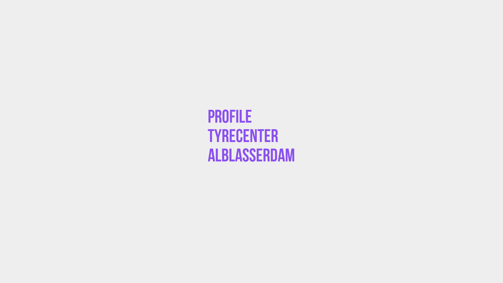 Placeholder image voor Profile Tyrecenter Alblasserdam