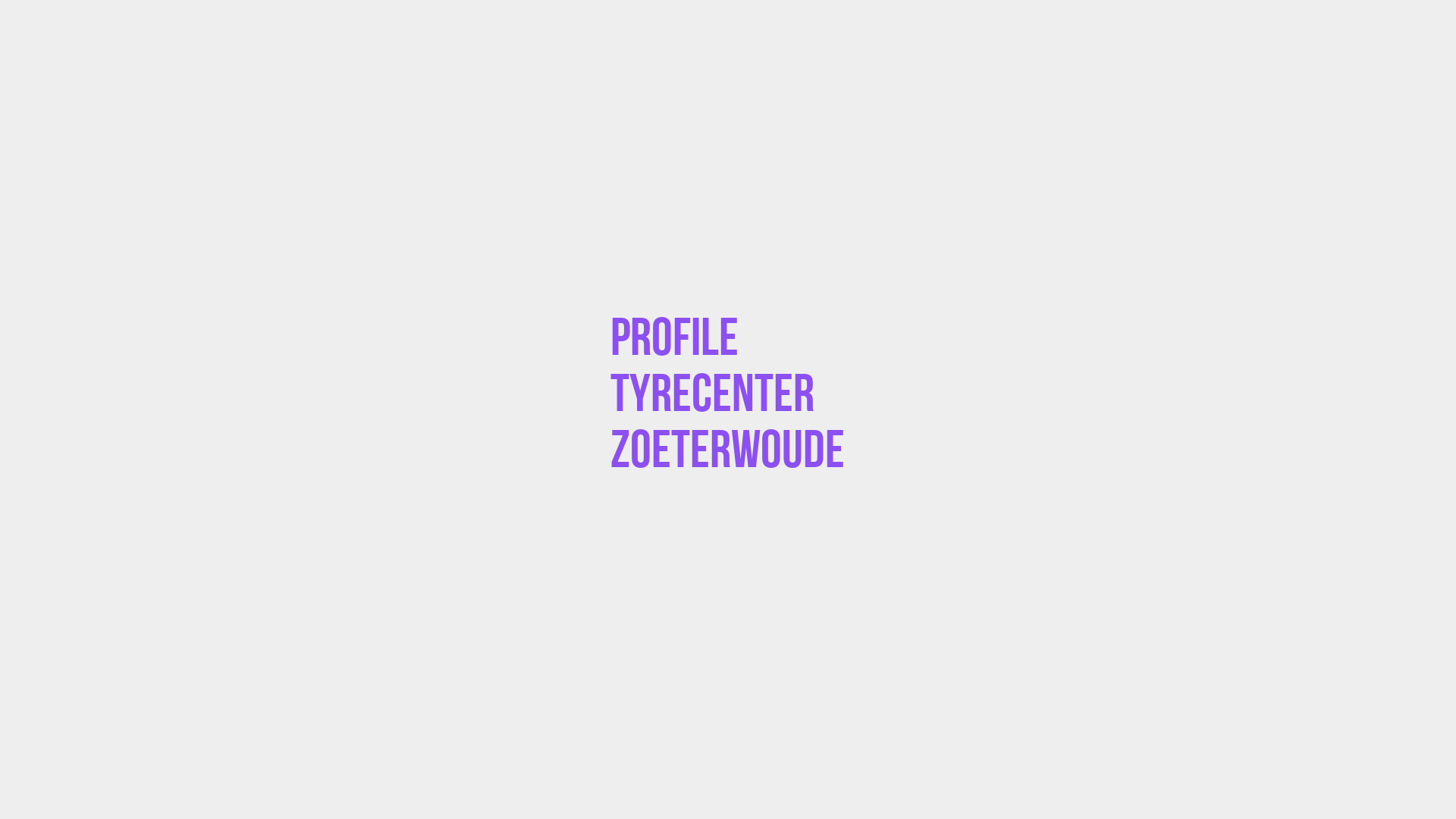 Placeholder image voor Profile Tyrecenter Zoeterwoude
