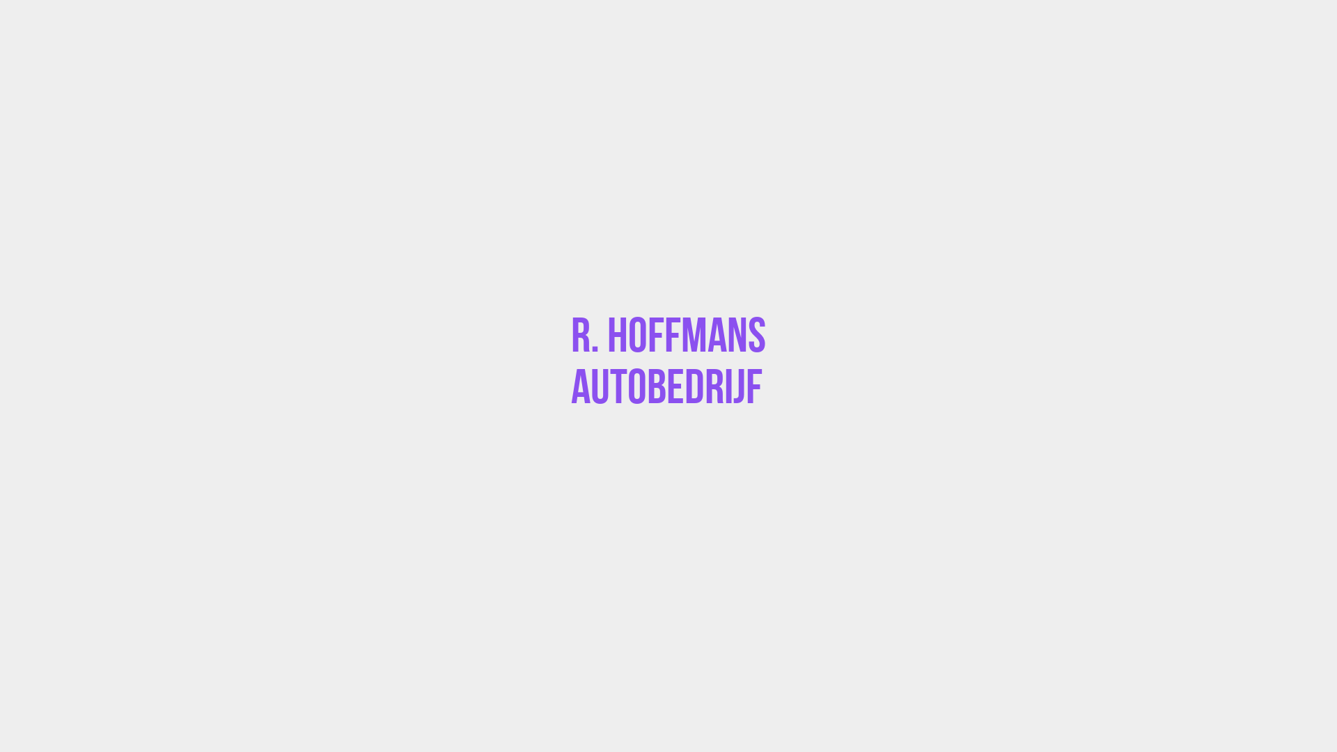 Placeholder image voor R. Hoffmans Autobedrijf