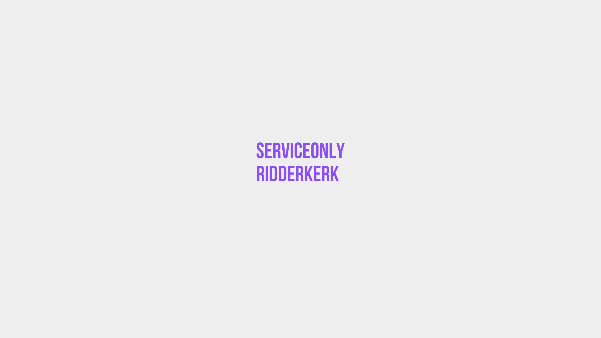 Placeholder image voor ServiceOnly Ridderkerk