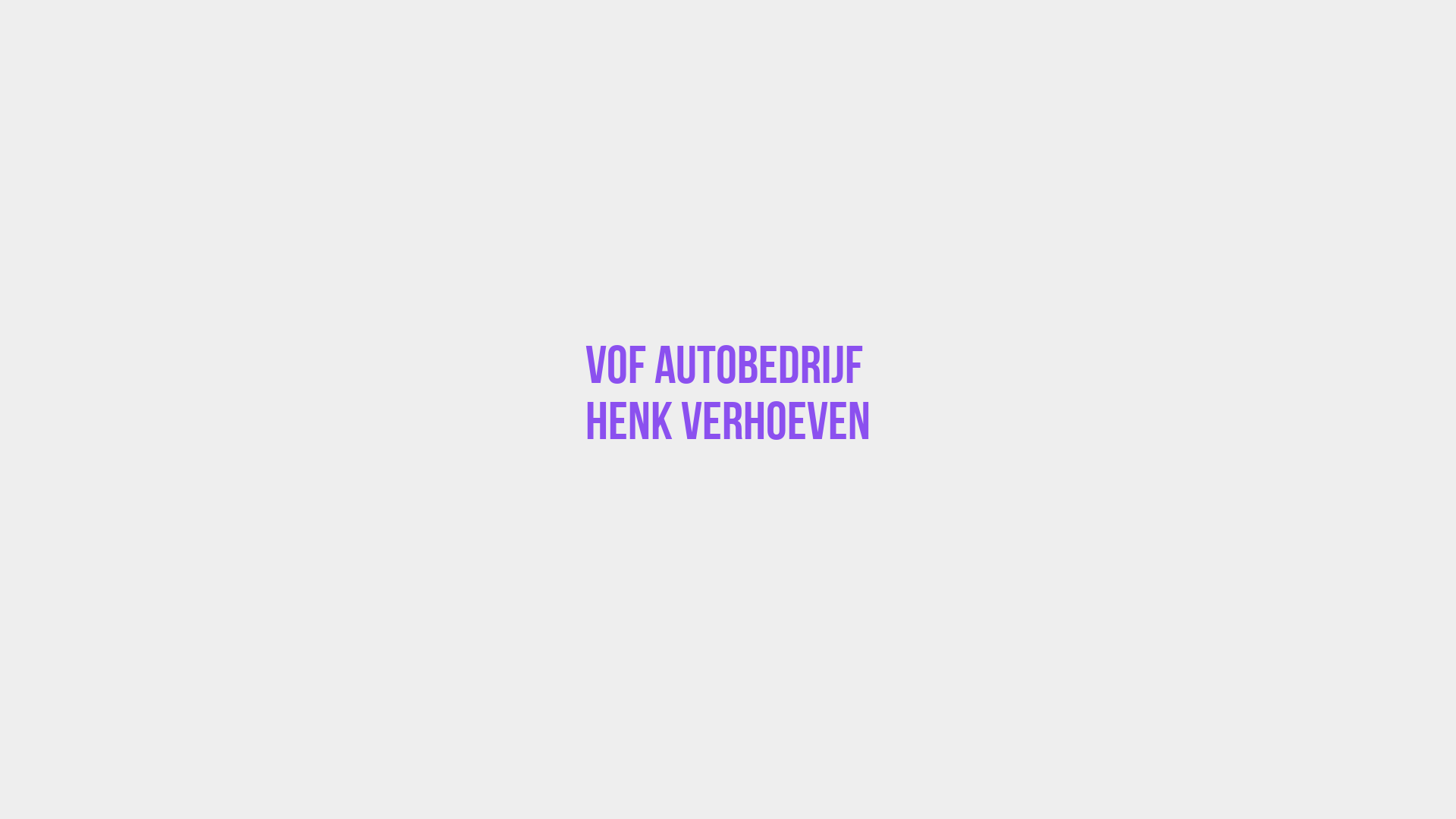 Placeholder image voor VOF Autobedrijf Henk Verhoeven