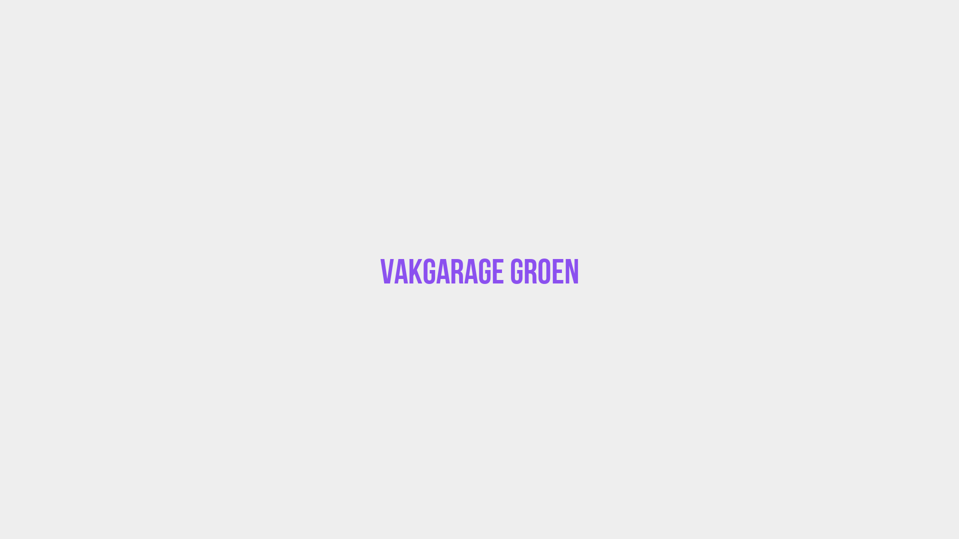 Placeholder image voor Vakgarage Groen