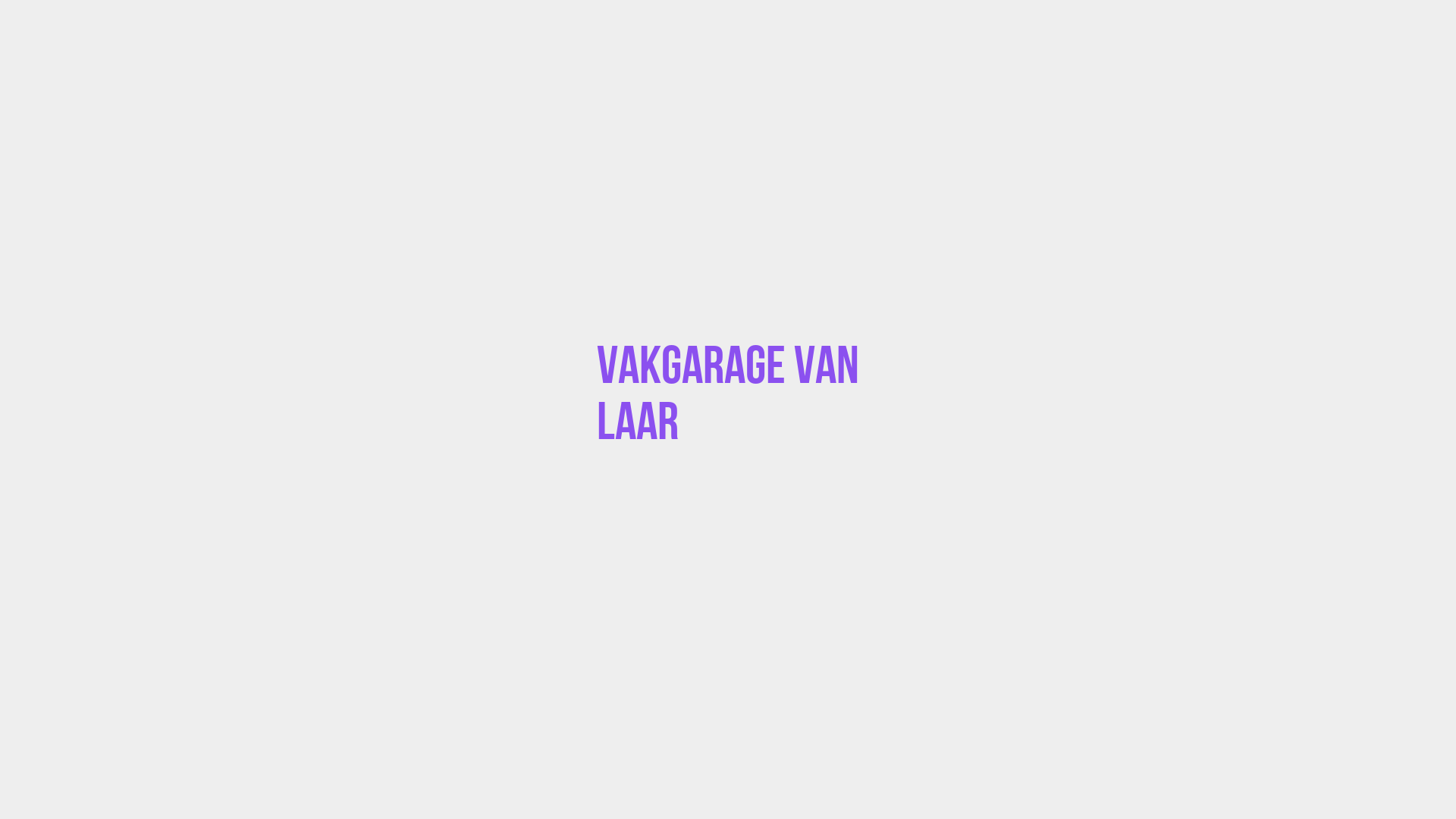 Placeholder image voor Vakgarage van Laar