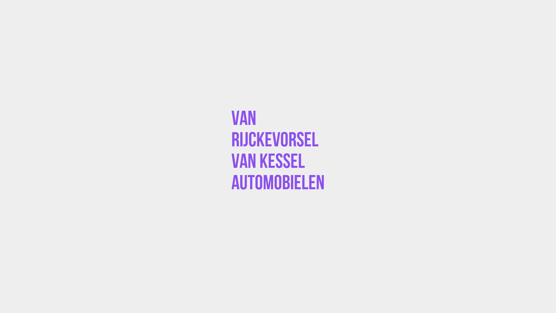 Placeholder image voor Van Rijckevorsel van Kessel Automobielen