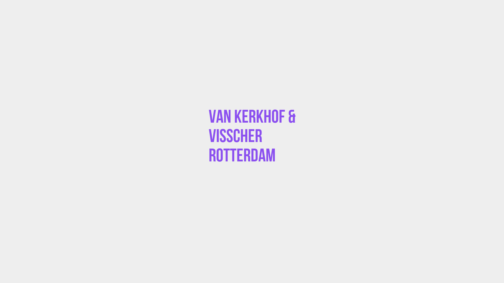 Placeholder image voor Van Kerkhof & Visscher Rotterdam