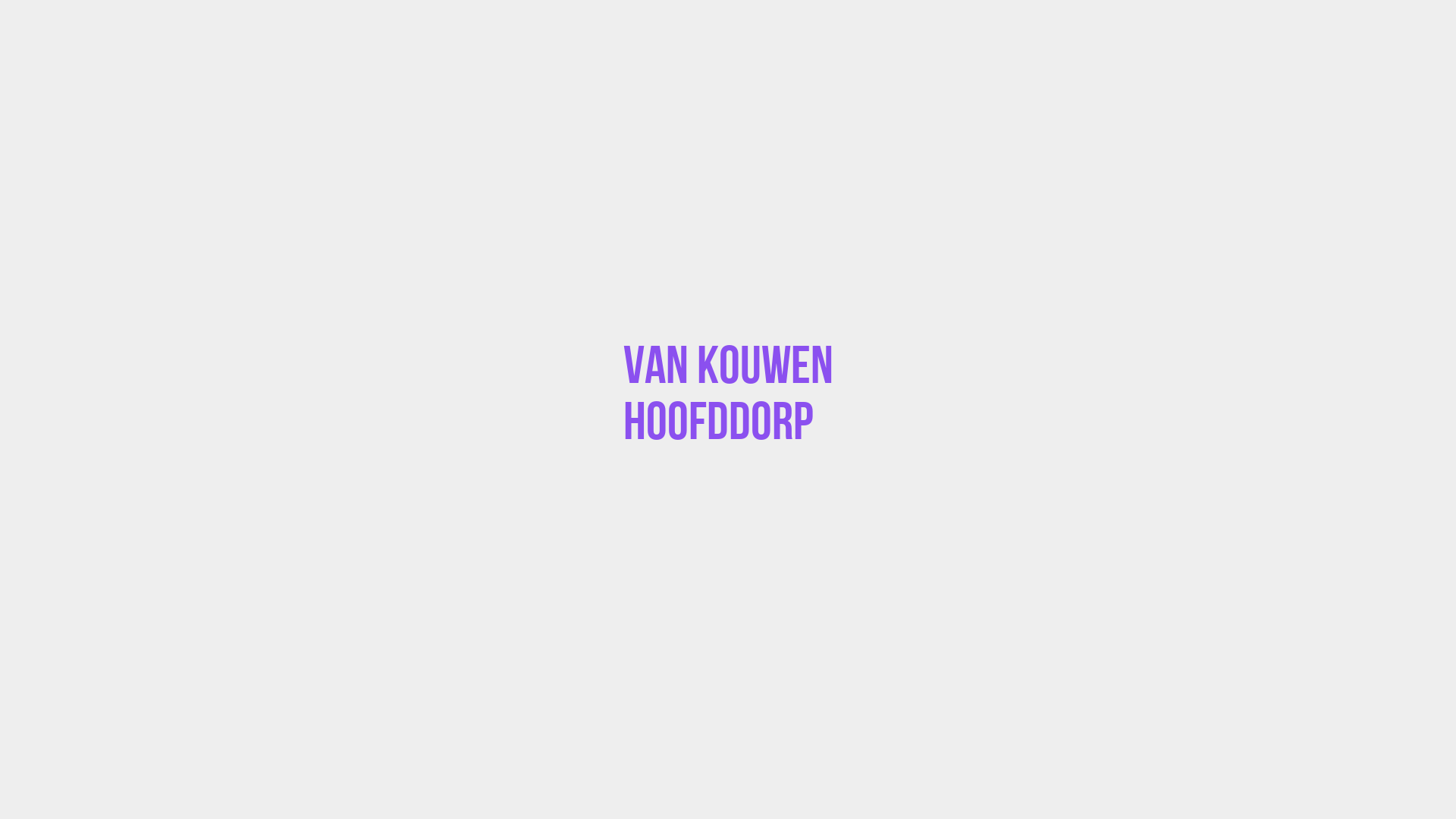 Placeholder image voor Van Kouwen Hoofddorp