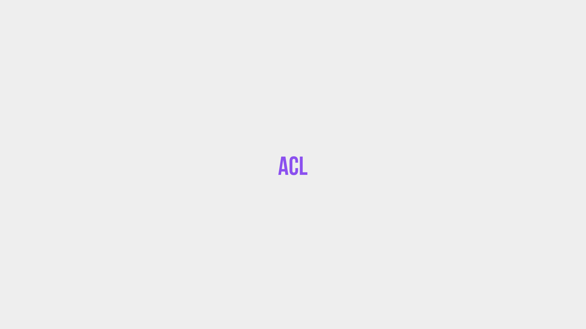Placeholder image voor ACL