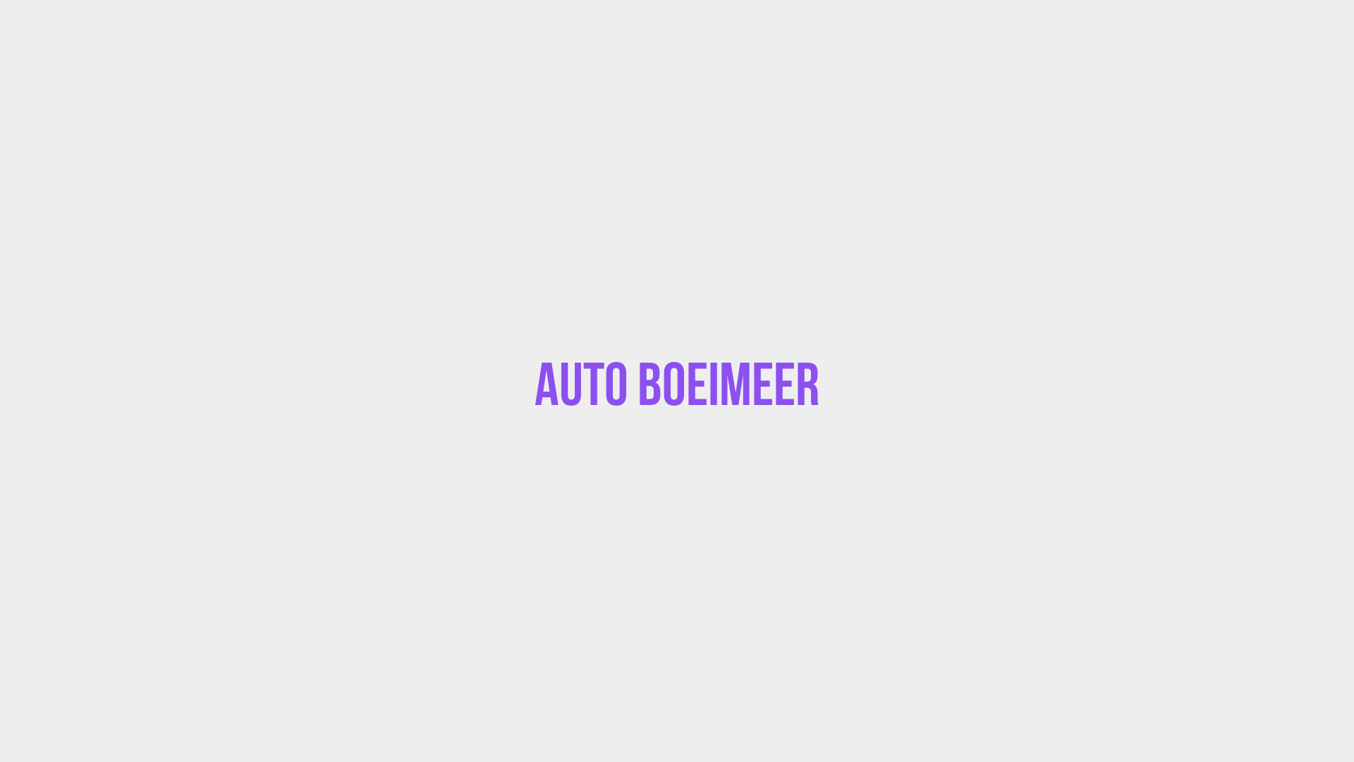 Placeholder image voor Auto Boeimeer