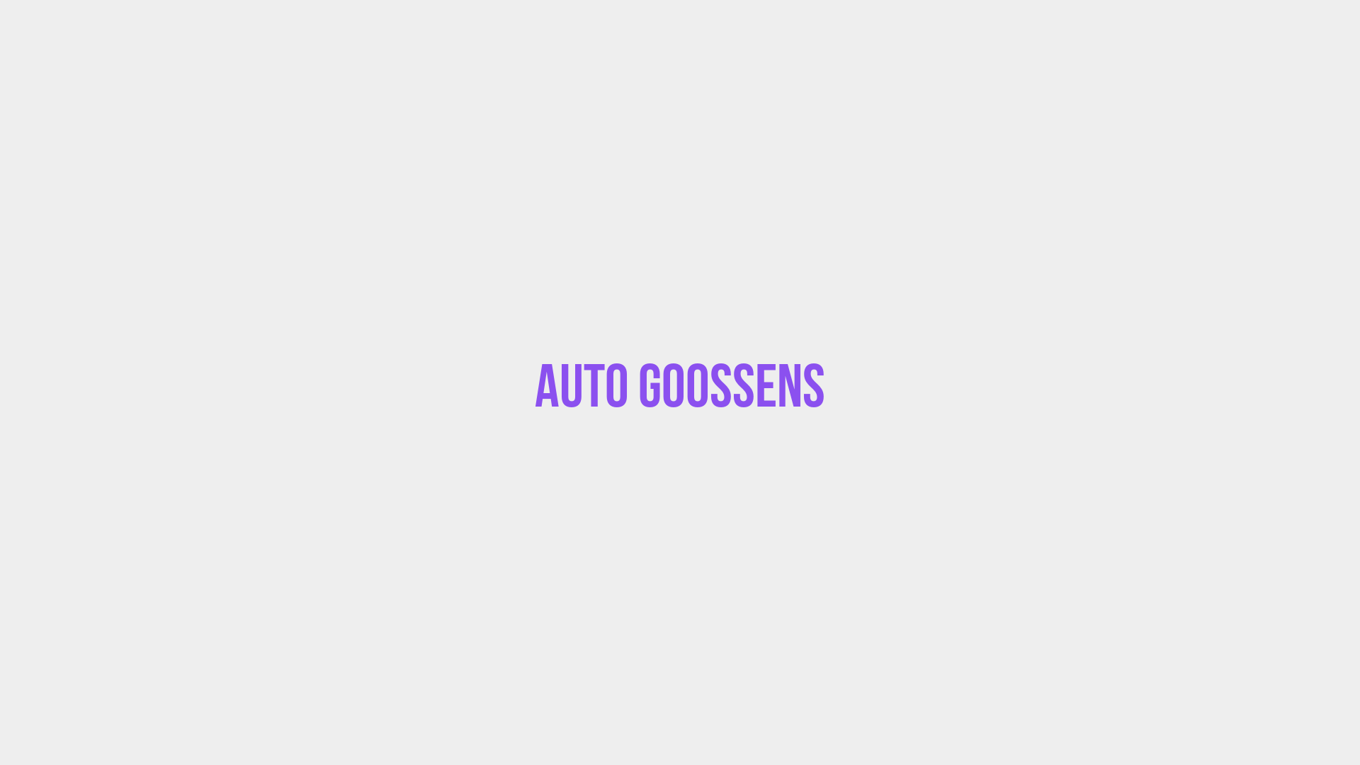 Placeholder image voor Auto Goossens