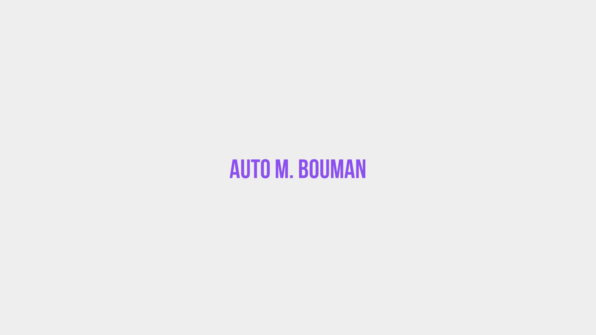 Placeholder image voor Auto M. Bouman