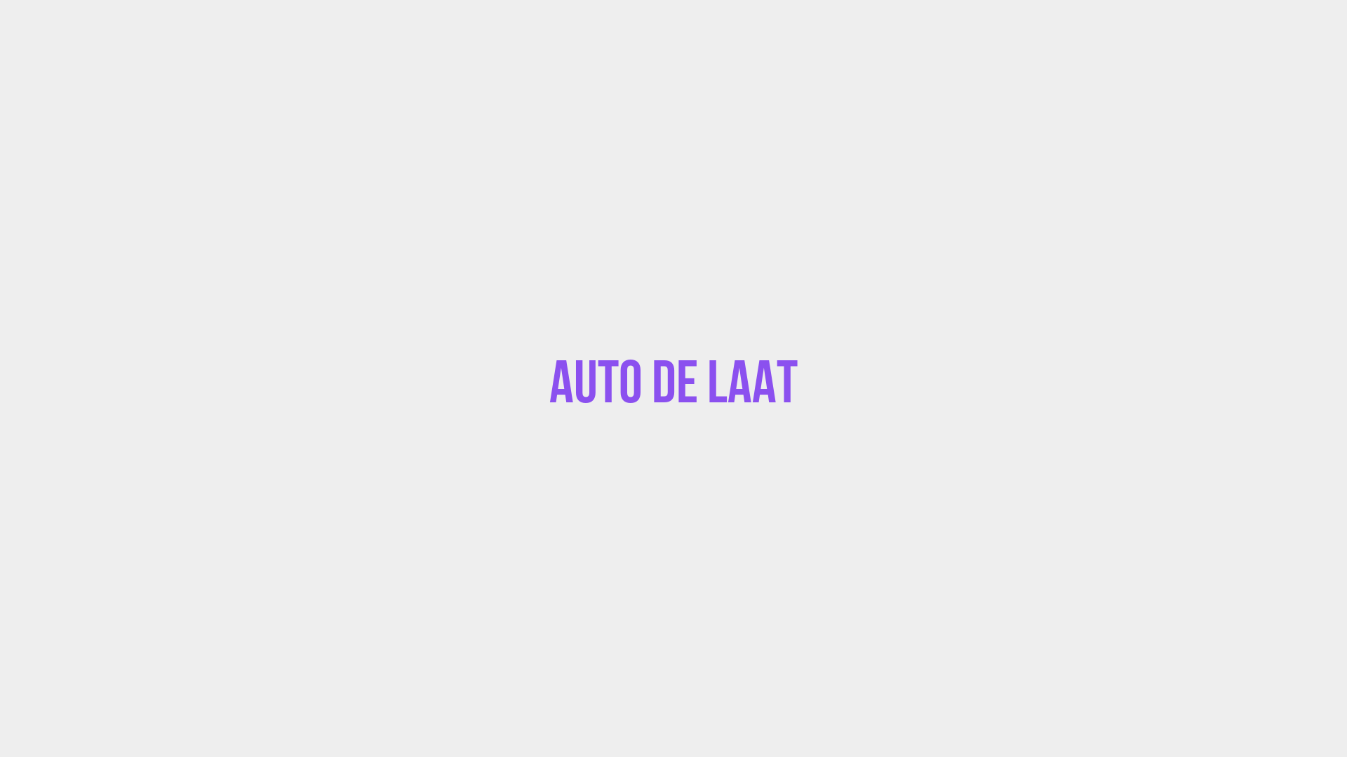 Placeholder image voor Auto de Laat