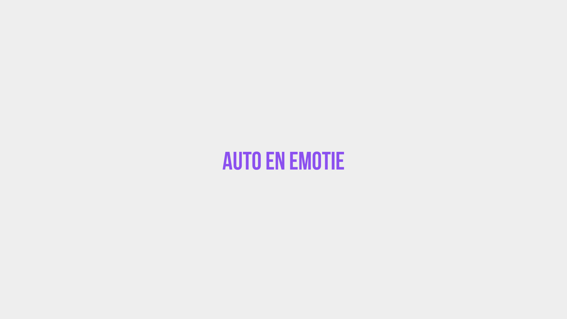 Placeholder image voor Auto en Emotie
