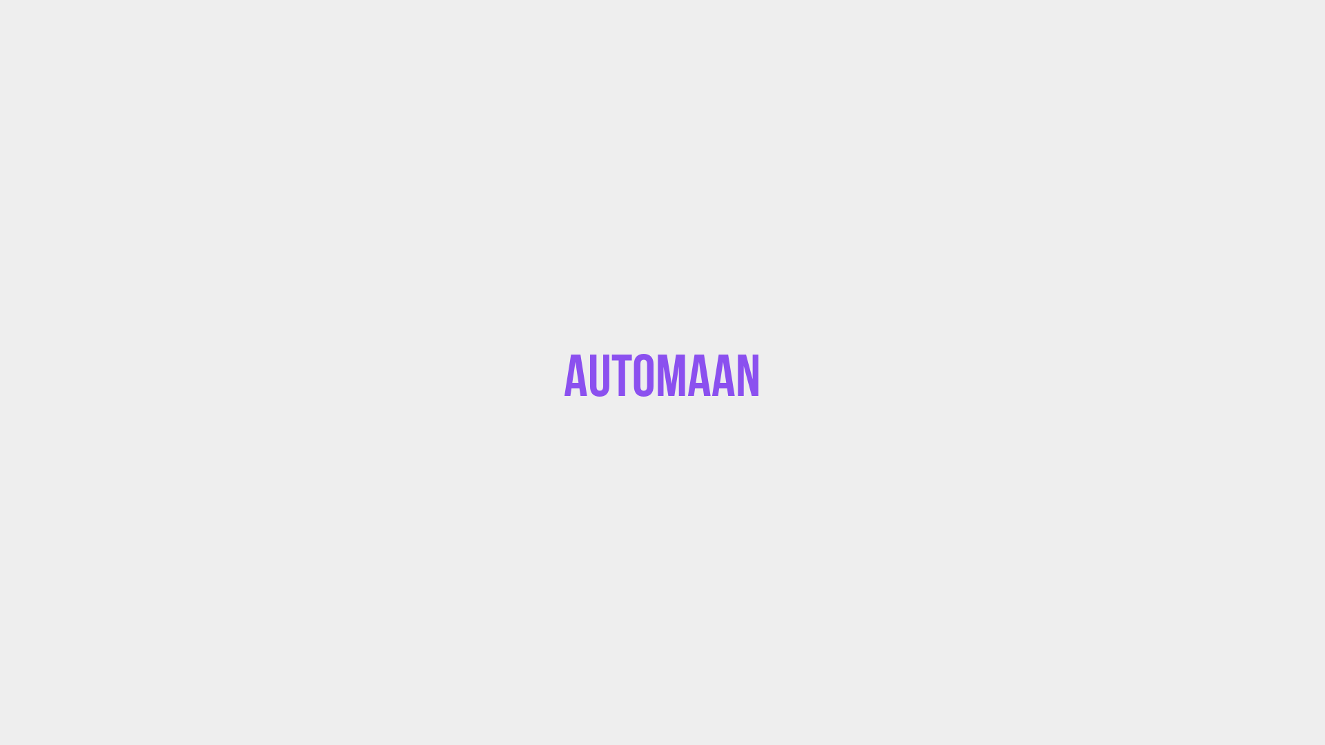 Placeholder image voor Automaan
