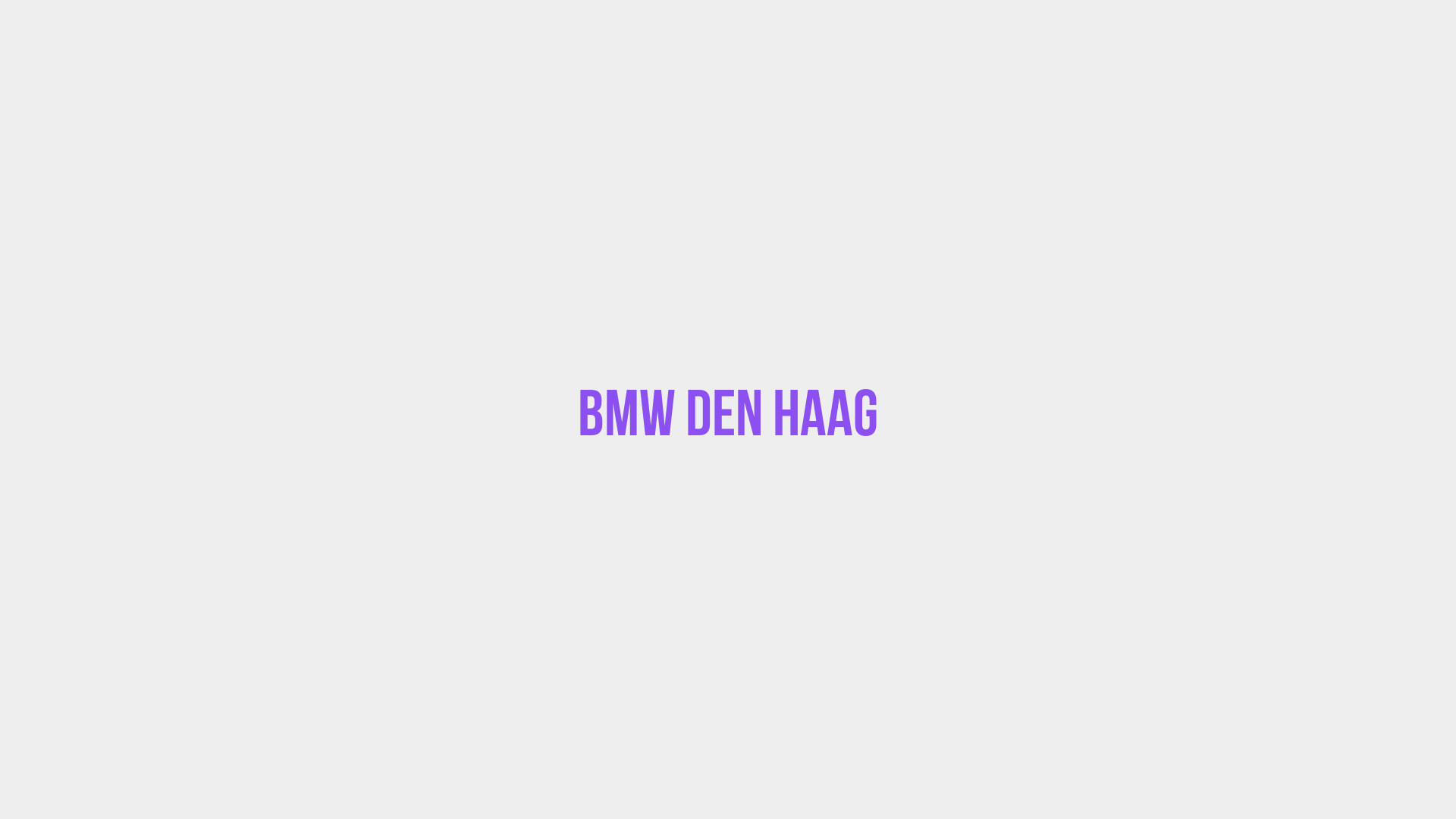Placeholder image voor BMW Den Haag