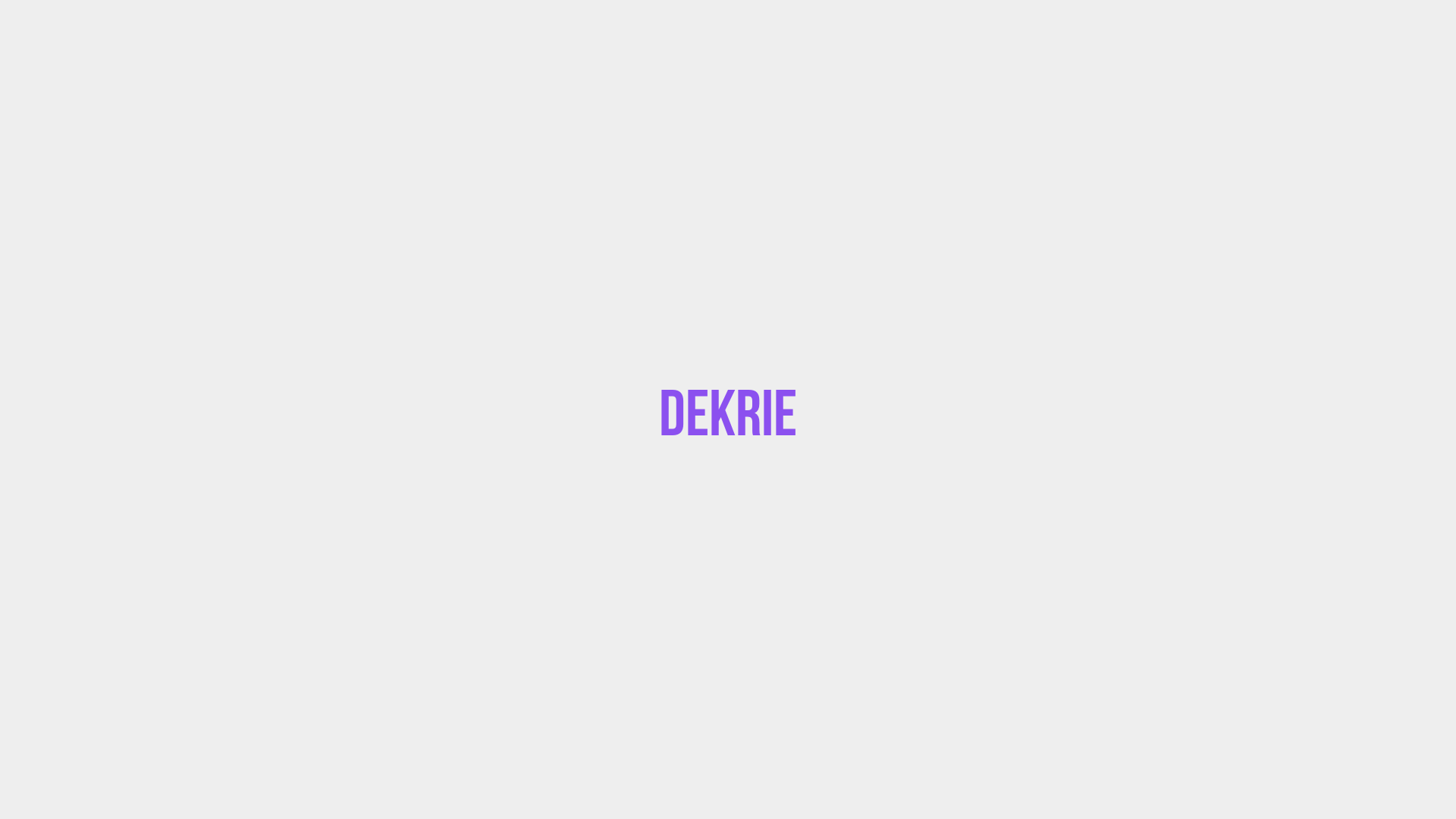 Placeholder image voor Dekrie
