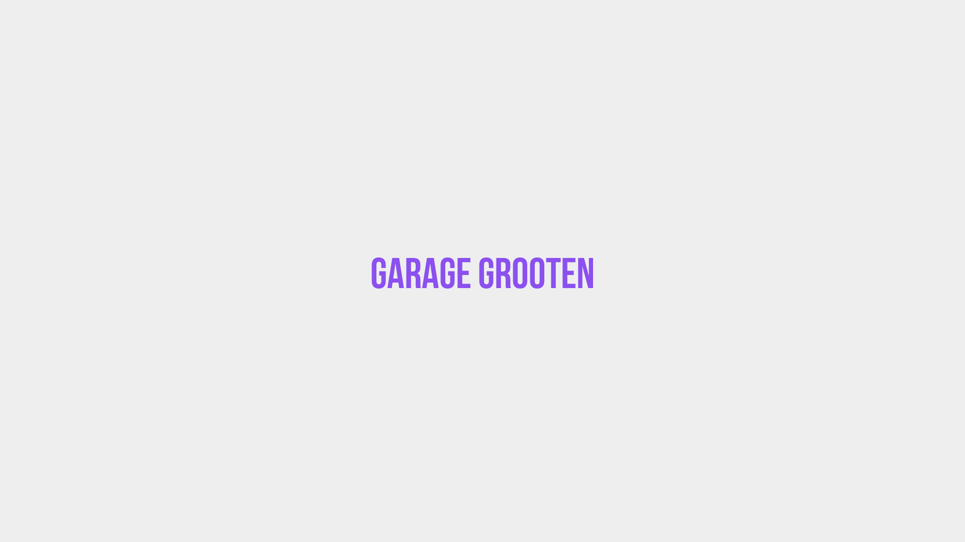 Placeholder image voor Garage Grooten