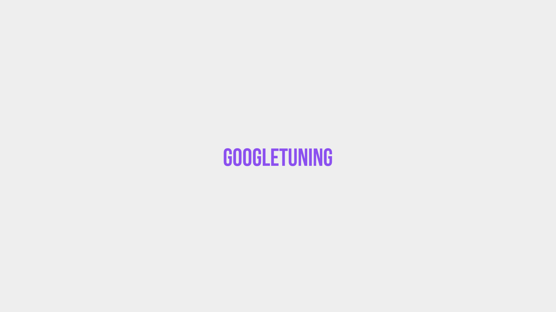 Placeholder image voor GoogleTuning