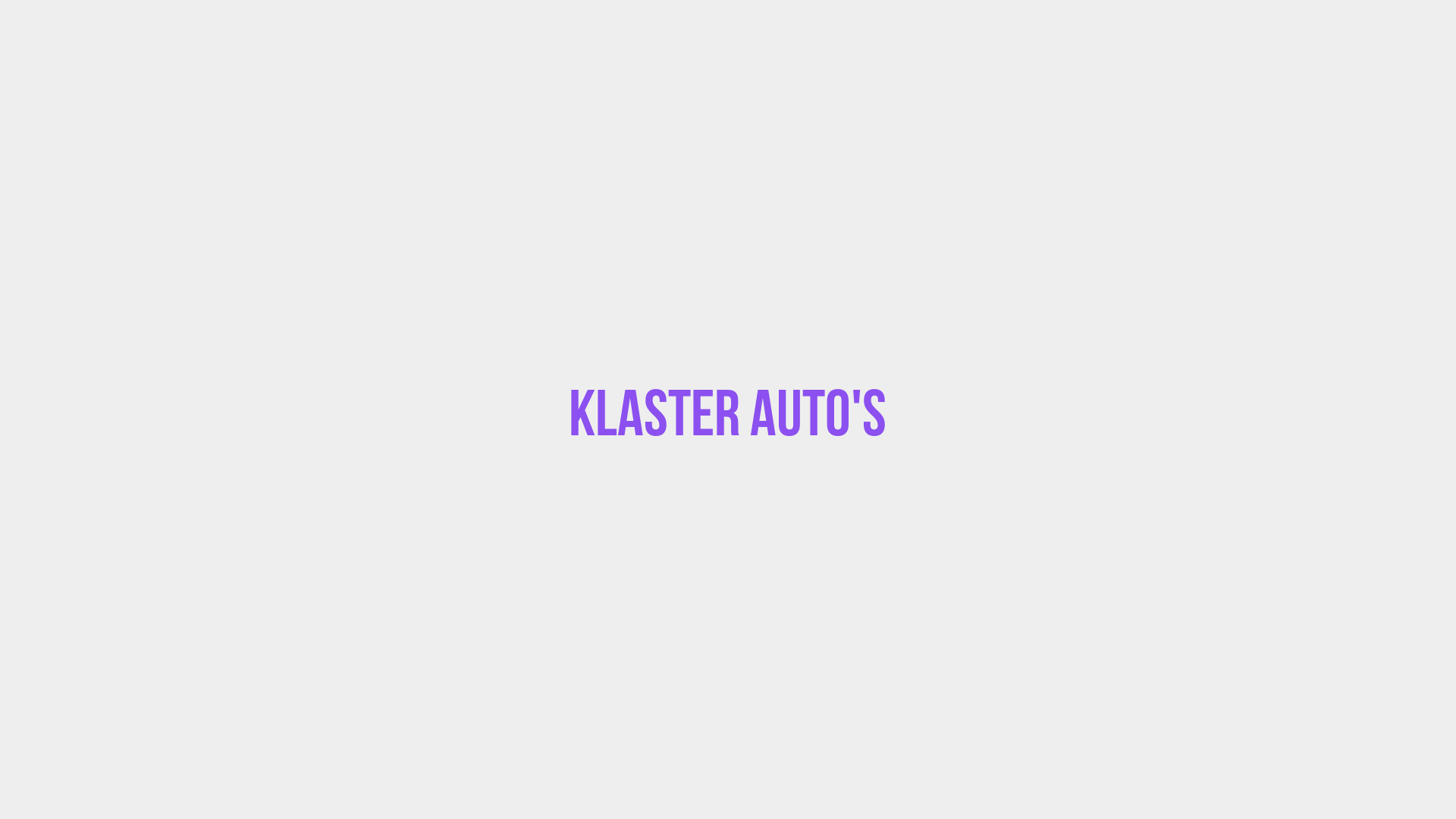 Placeholder image voor Klaster Auto's