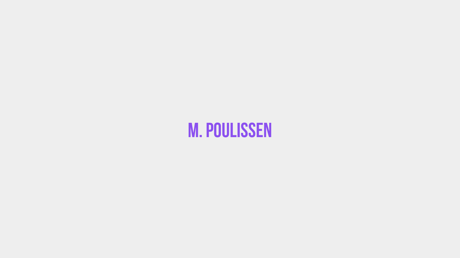 Placeholder image voor M. Poulissen