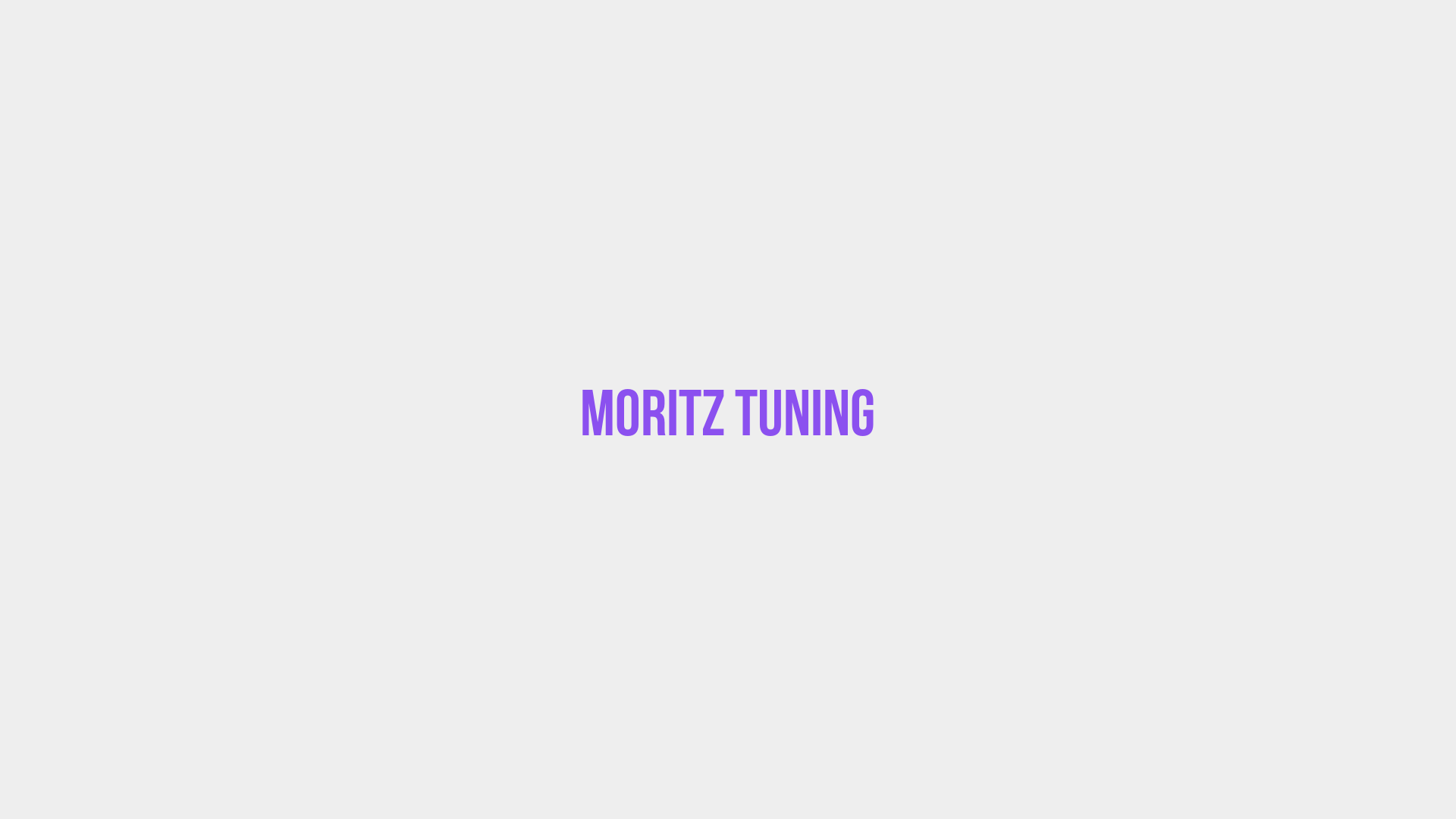 Placeholder image voor Moritz Tuning