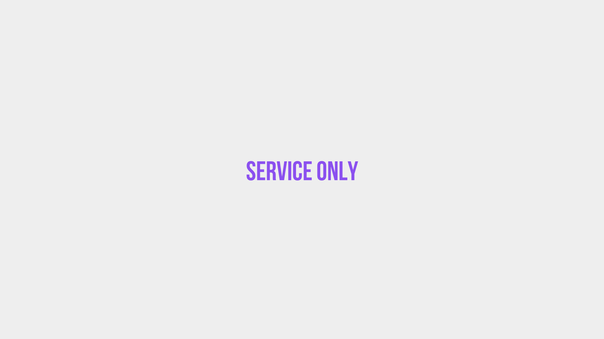 Placeholder image voor Service Only