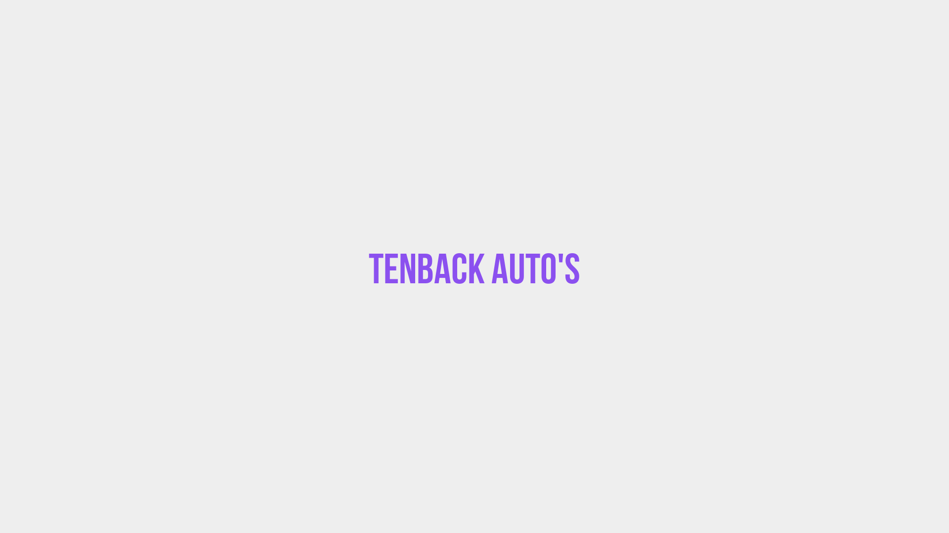 Placeholder image voor Tenback Auto's