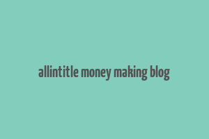 allintitle money making blog