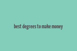 best degrees to make money