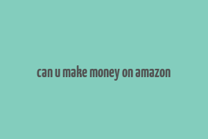 can u make money on amazon