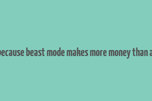 eric thomasbecause beast mode makes more money than average does