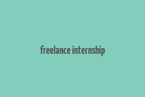 freelance internship